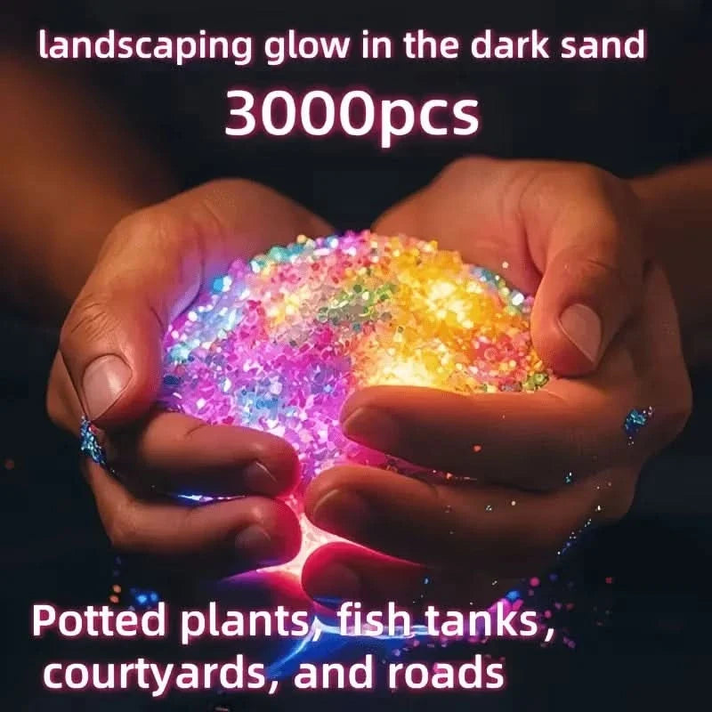 Luminara – Radiant Decorative Sand for Gardens and Aquariums