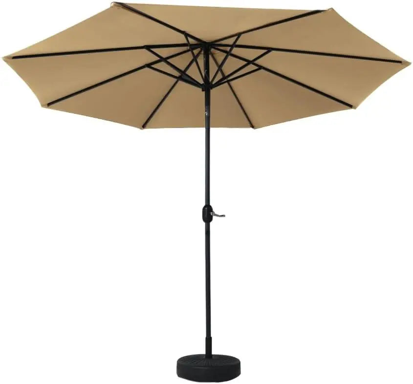 2.7m Patio Umbrella with Stand – UV and Water Resistant