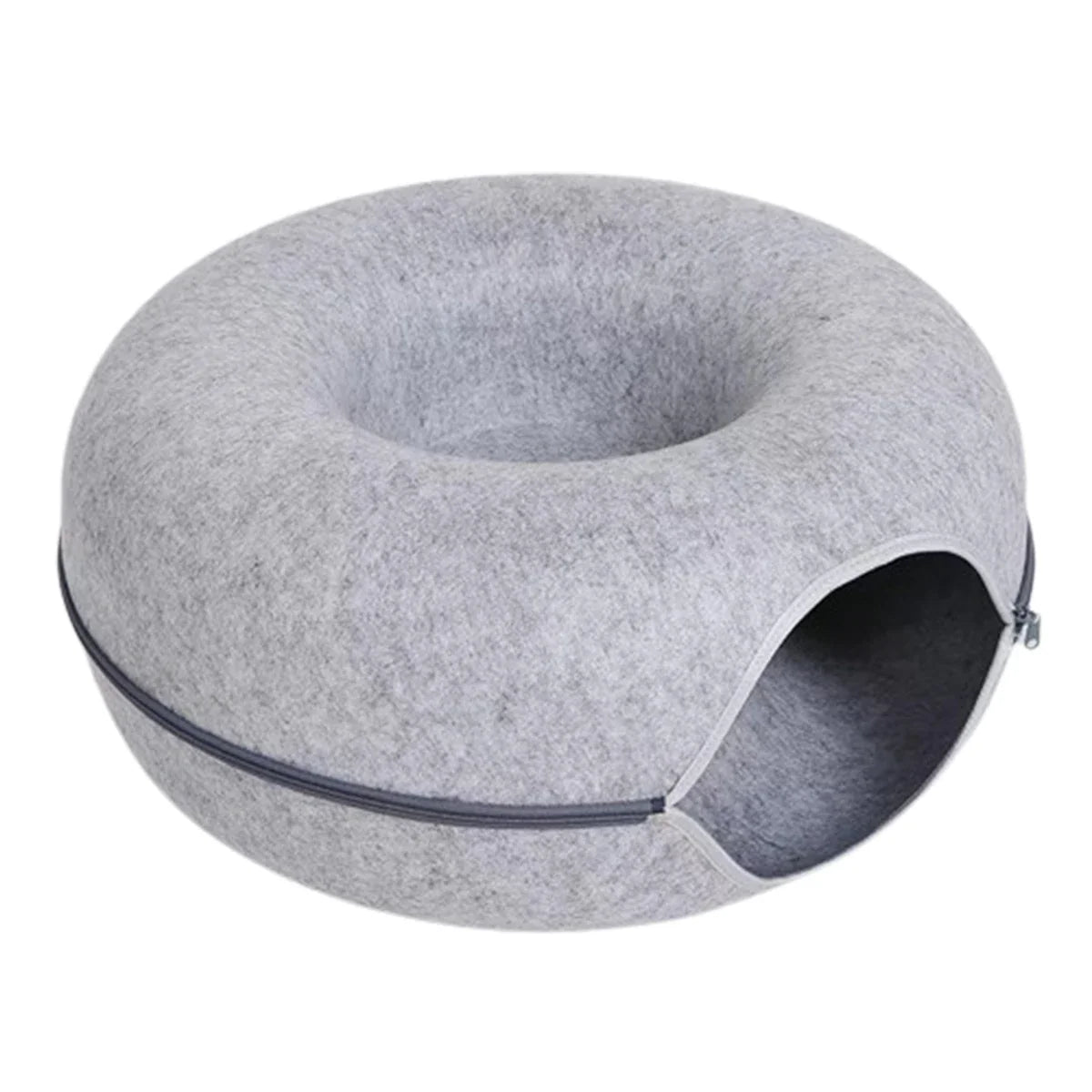 Feline Fun Sphere – Cozy Interactive Wool Cat Retreat
