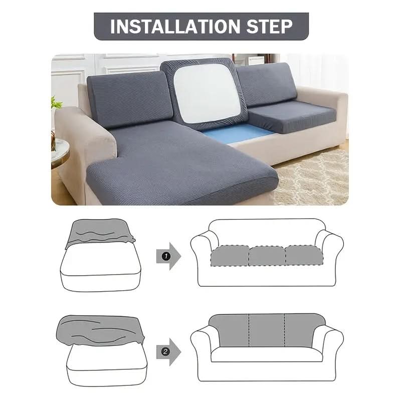 COMFORTCOVER – Plush Sofa Seat Protector for Ultimate Relaxation
