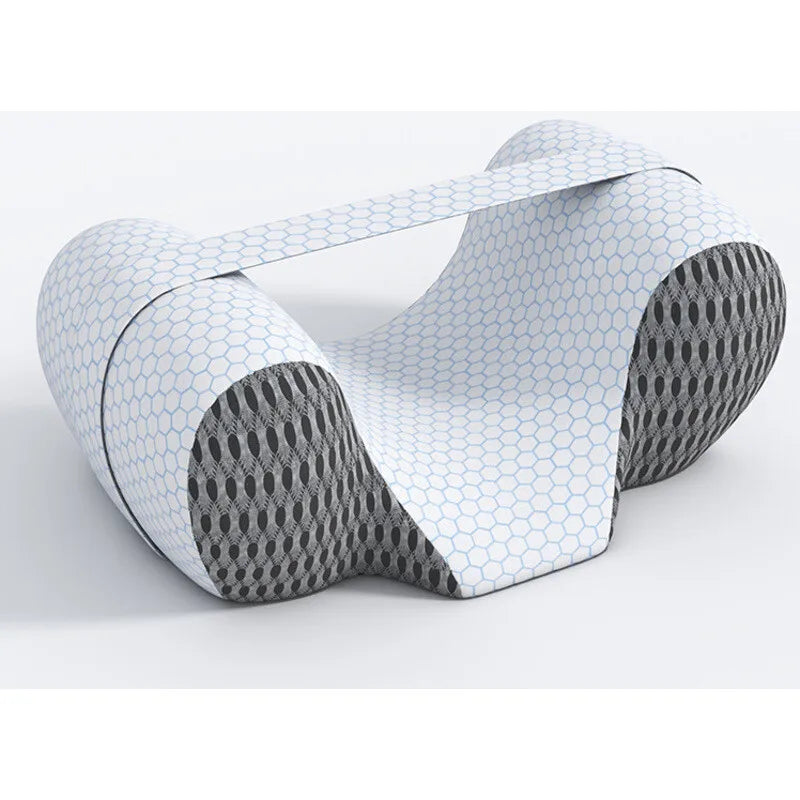 SerenitySupport Cervical Pillow for Side Sleepers – Premium Memory Foam Neck Cushion with Airy Stretch Cover