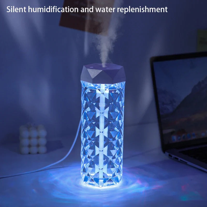 AromaGlow 400ML USB Essential Oil Diffuser with Colorful Light