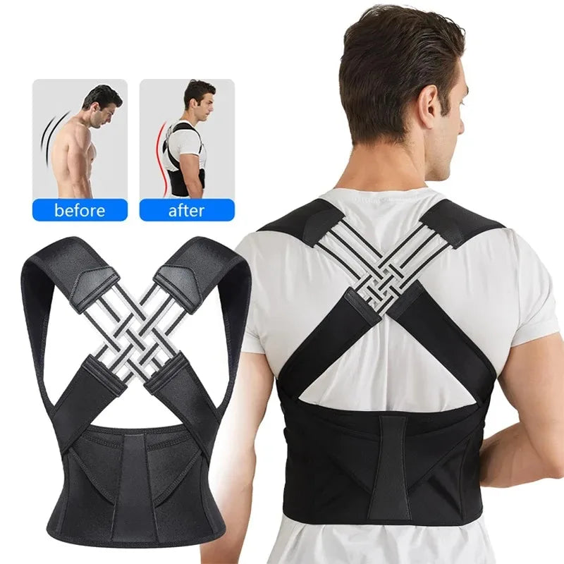 PostureBuddy Women's Back Support Brace – Comfortable & Adjustable