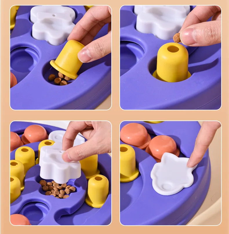 PawQuest | Engaging Dog Puzzle Feeder Toy for Mental Stimulation