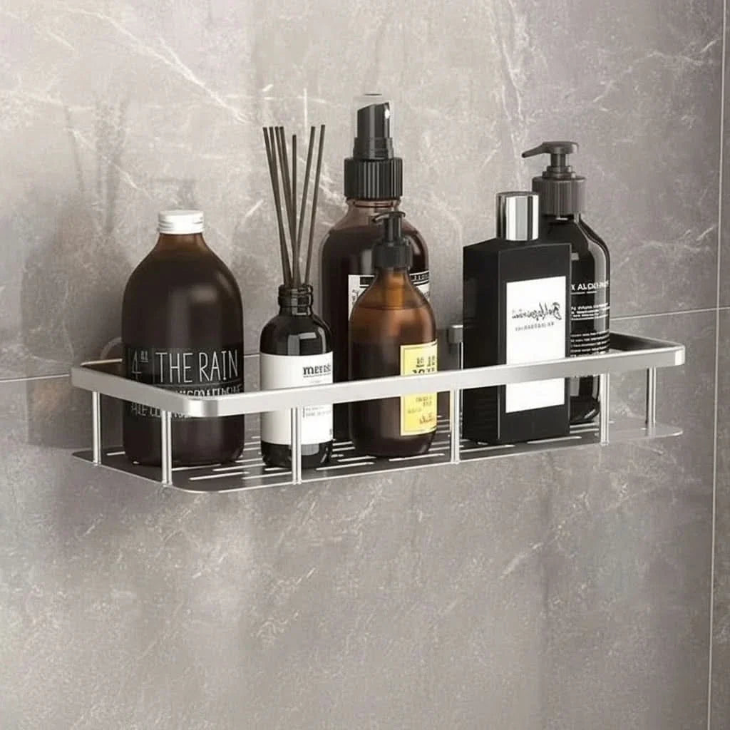 SleekWall – No-Drill Bathroom Shelf for Stylish Spaces