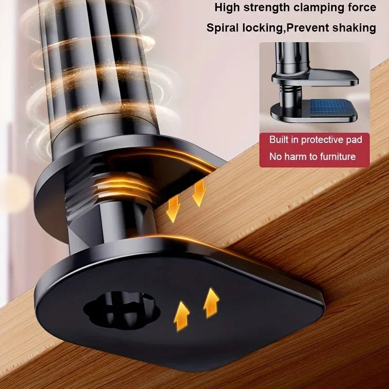 Versatile 360° Rotating Mobile Device Stand for Home & Office