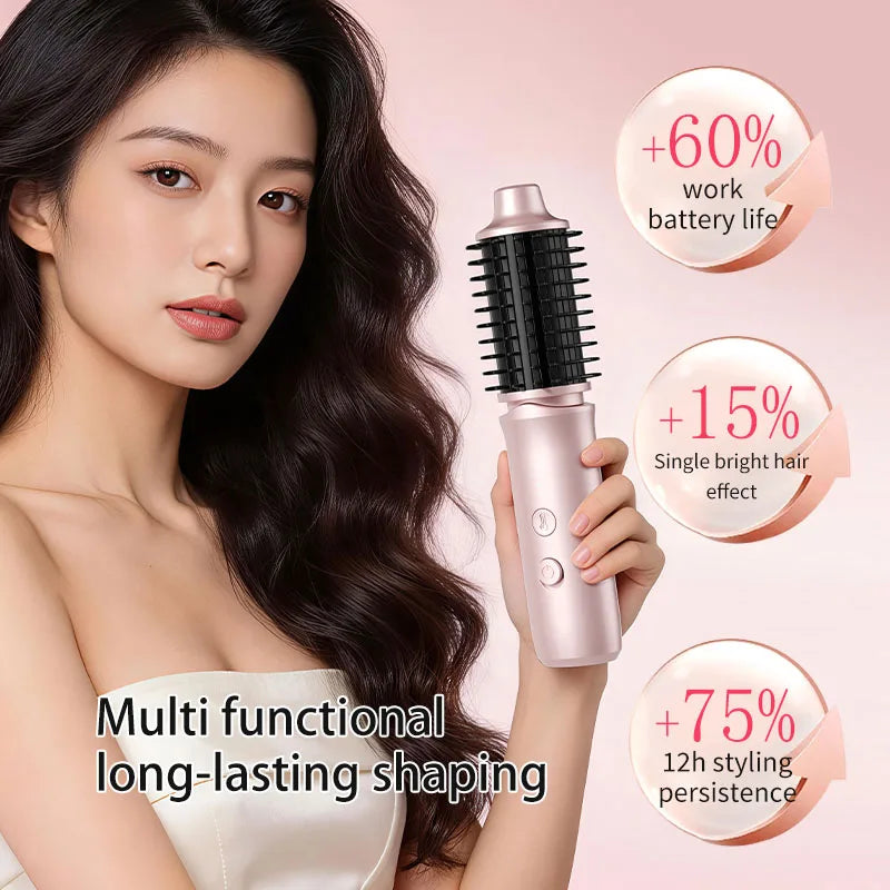 FlexiStyle 2-in-1 Cordless Hair Curler & Straightener