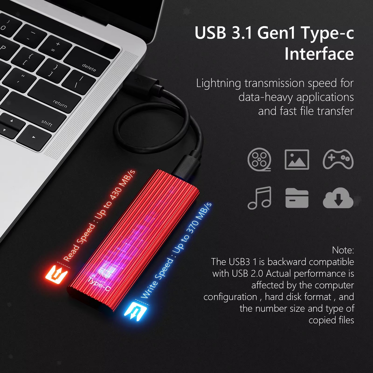 SwiftConnect Portable SSD – Compact USB 3.1 Storage Solution