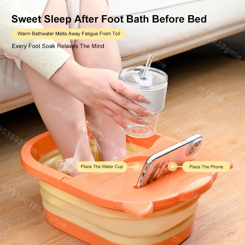 Soothing Comfort Electric Foot Soaker with Constant Warmth