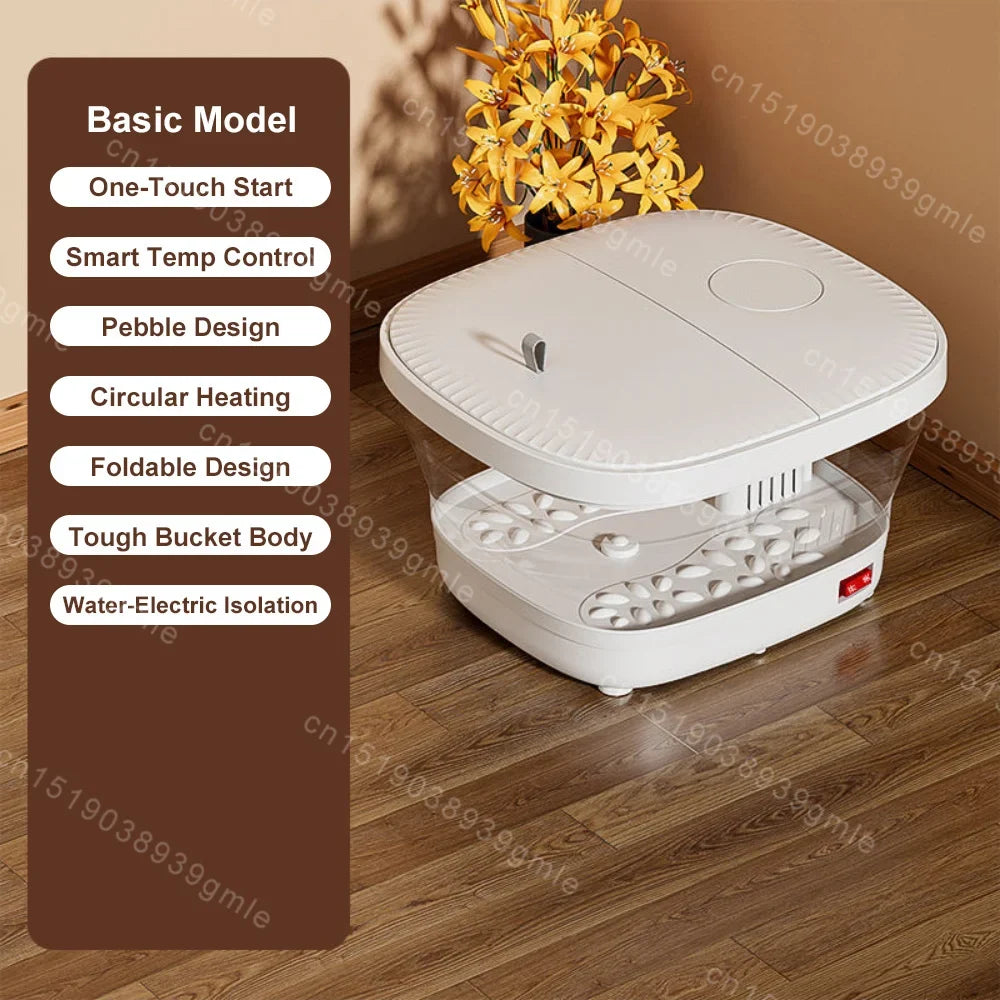Soothing Comfort Electric Foot Soaker with Constant Warmth