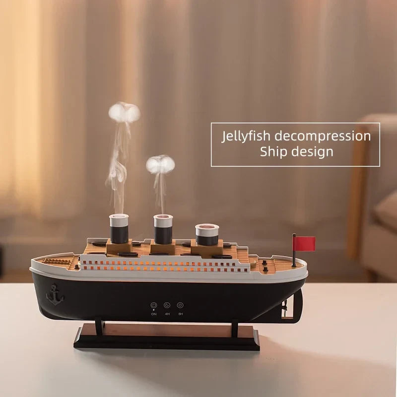 Nautical Mist Oasis - Decorative Humidifier with Jellyfish Glow