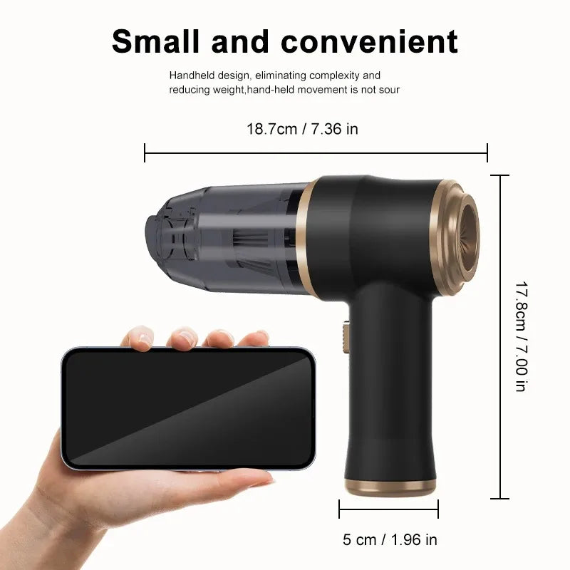 PowerClean 120W Portable Handheld Vacuum & Air Blower