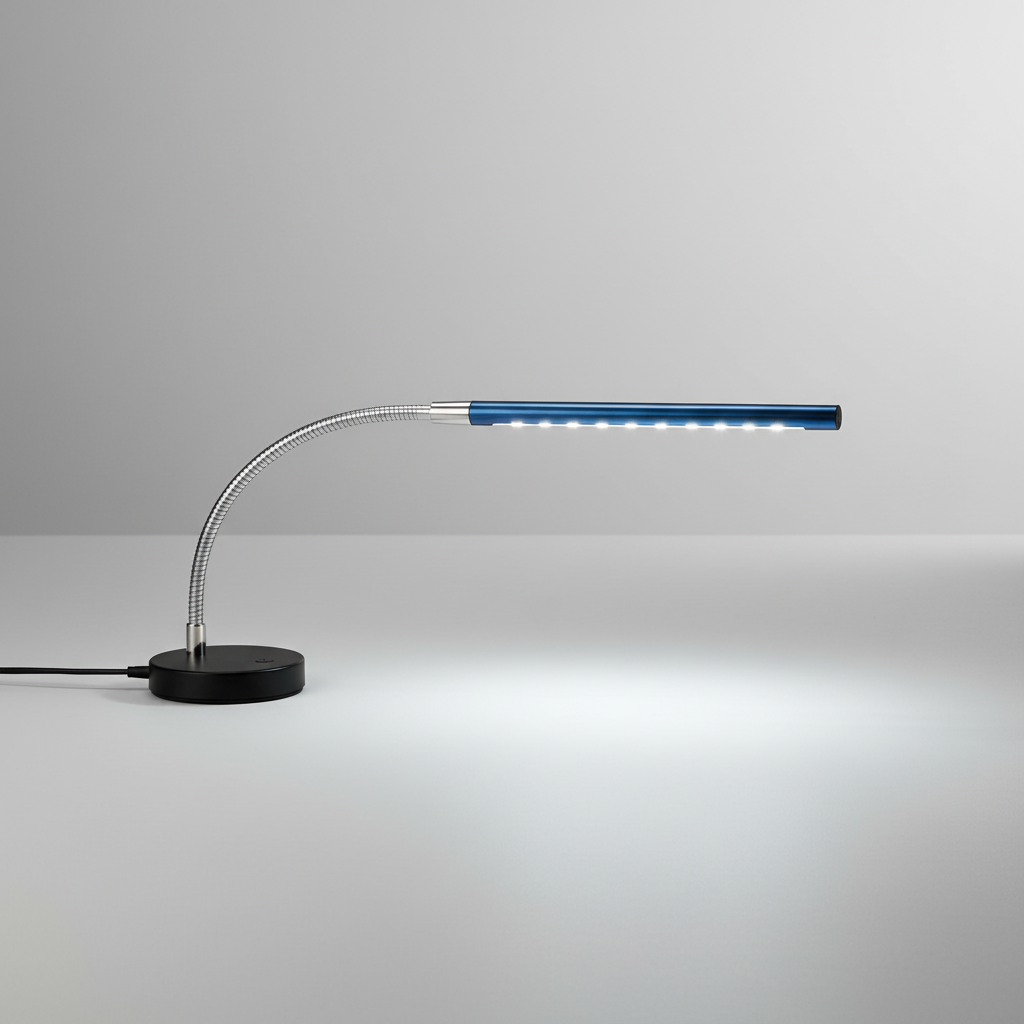 Compact LED Table Lamp for Reading