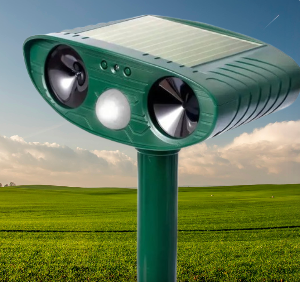 Eco-Friendly Animal Deterrent with Smart Ultrasonic Technology