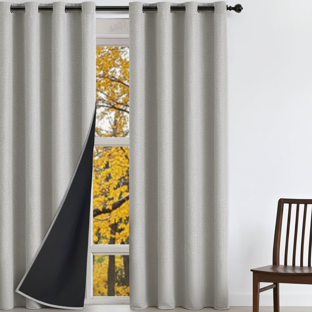 ShadowGuard - Ultimate 100% Blackout Curtains for Complete Comfort