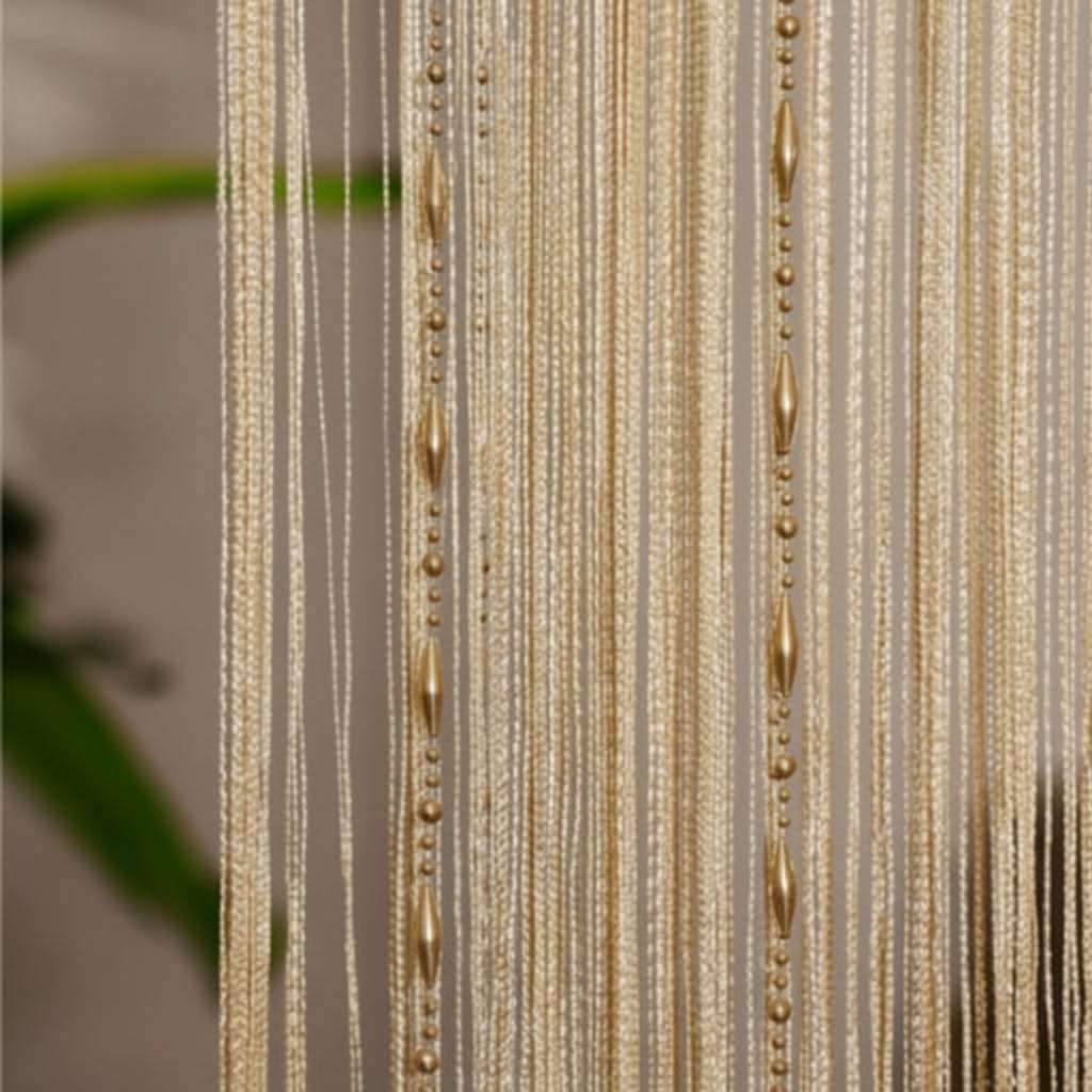 Elegant Oasis – Chic Privacy Curtain for Open Areas