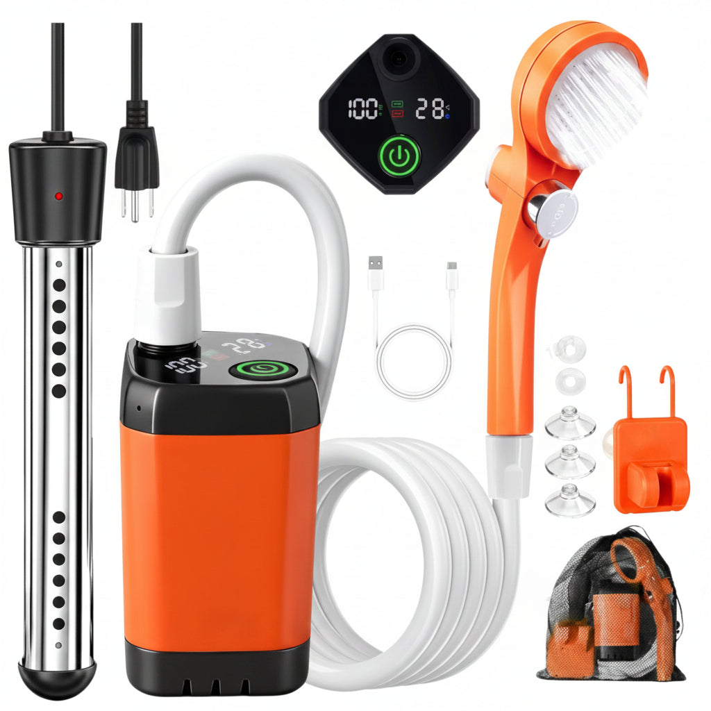 AquaJet – Rechargeable Portable Shower System with Boosted Spray