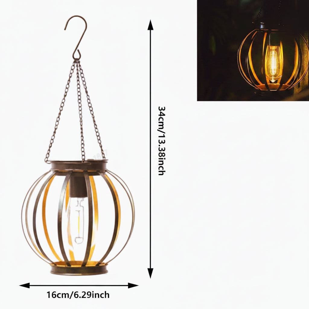 LumoSphere – Solar-Powered Hanging Garden Light