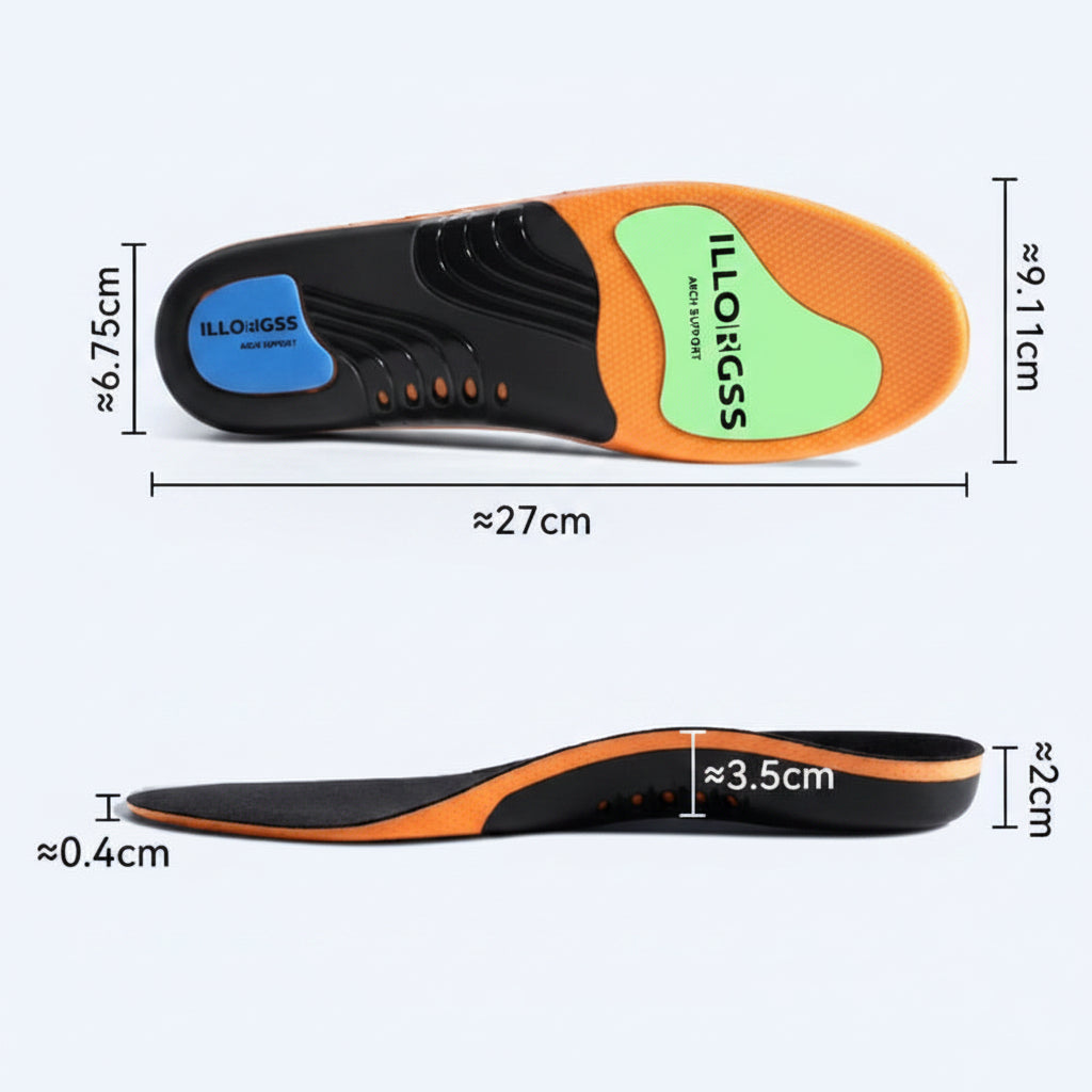 Everyday Comfort Insoles with Premium Arch Support