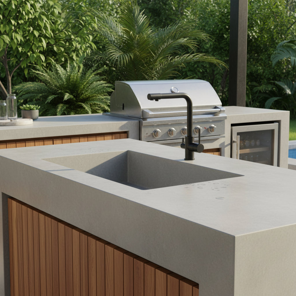 DuoStream - Double Outlet Stainless Steel Kitchen Faucet