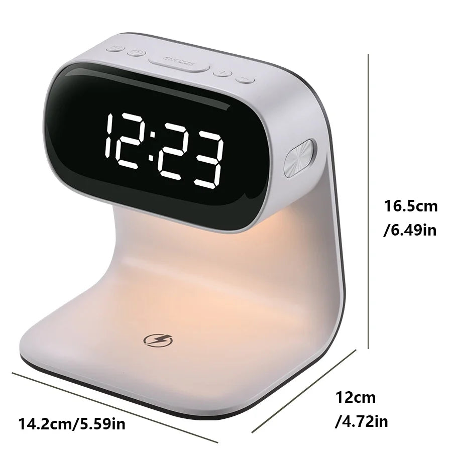 Lumos Smart Alarm Clock with Wireless Charging & Soothing Light