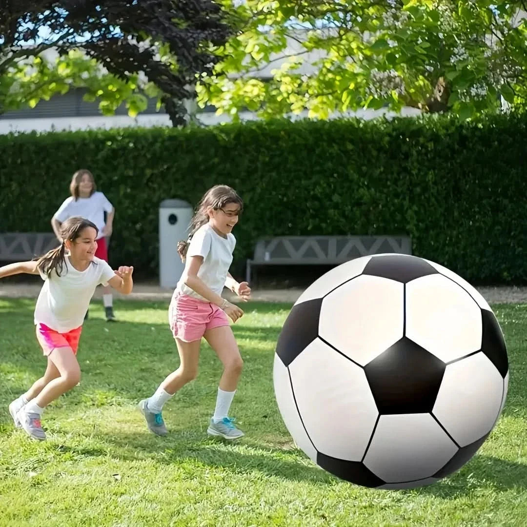 Family Fun with the MegaPlay Inflatable Soccer Sphere
