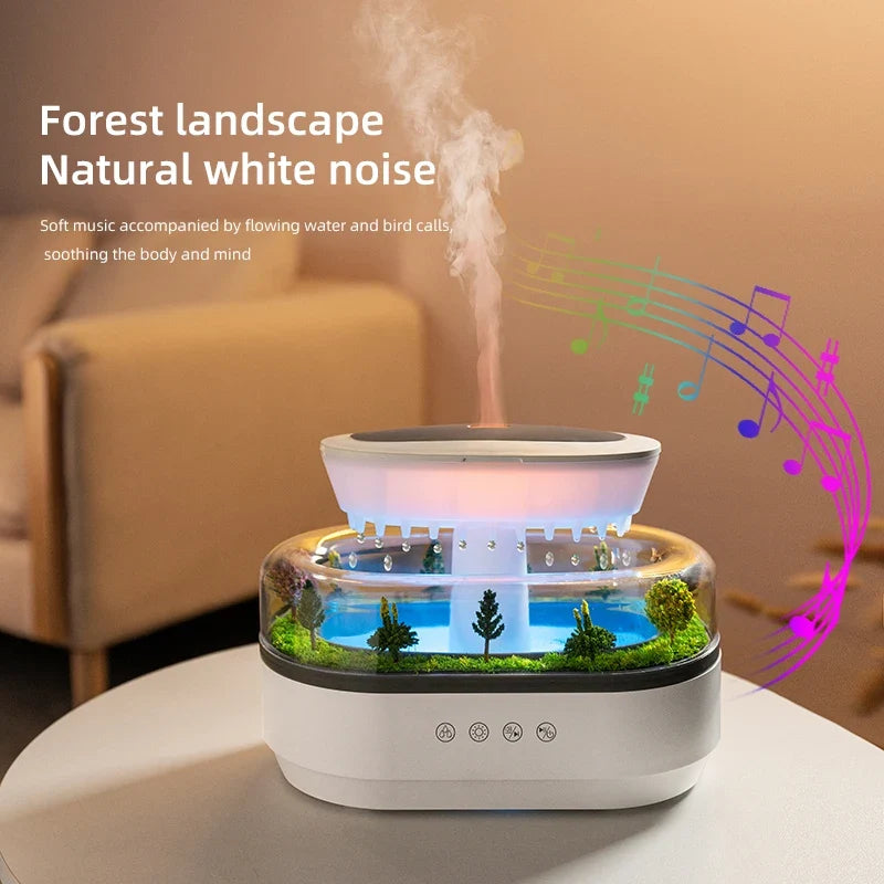 AquaGlow Mist & Aroma Diffuser with Ambient Lighting & Sound