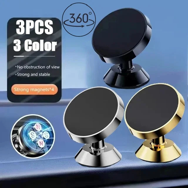 SmartGrip Universal Magnetic Phone Holder for Cars | Dashboard & Windshield Mount with Heavy-Duty Magnetic Power
