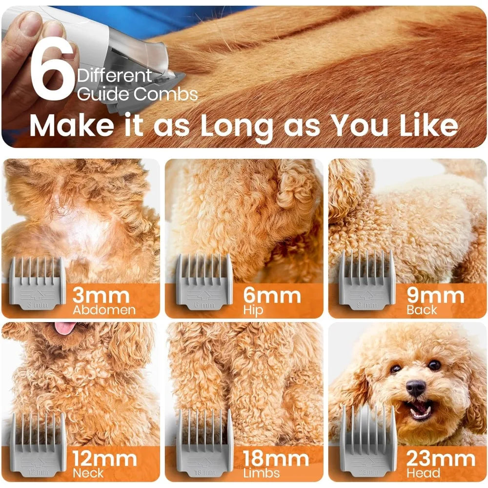 PawSweep Pro Pet Grooming Vacuum Bundle | Low Noise, 7 Tools & 1.5L Capacity