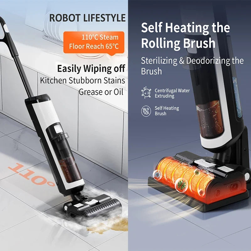 SwiftClean 150W Cordless Handheld Vacuum – Portable Wet & Dry Solution
