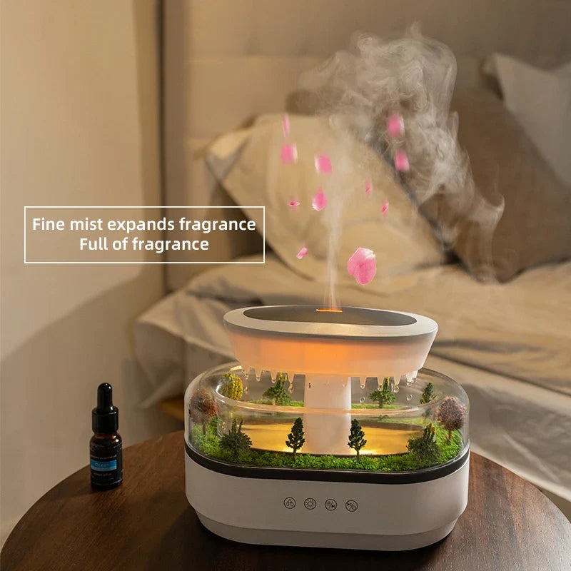 AquaGlow Mist & Aroma Diffuser with Ambient Lighting & Sound
