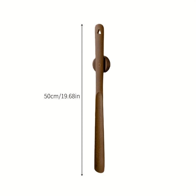StrideEase – 50 cm Wooden Shoe Helper for Effortless Wearing