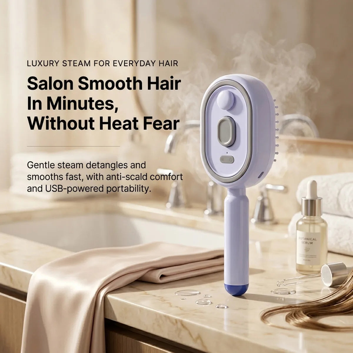 FlexiGroom Detangling Hair Comb – Lightweight & Versatile Styling Tool