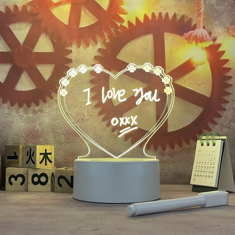 Light-Up Message Board for Notices