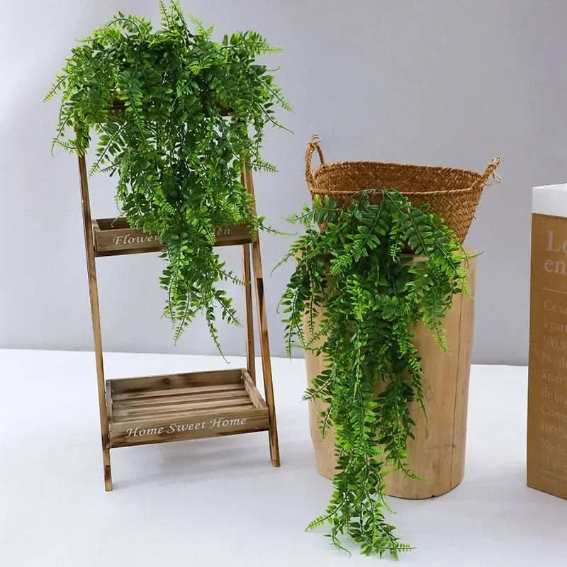 Vibrant Greenery Garland for Home and Garden Decor