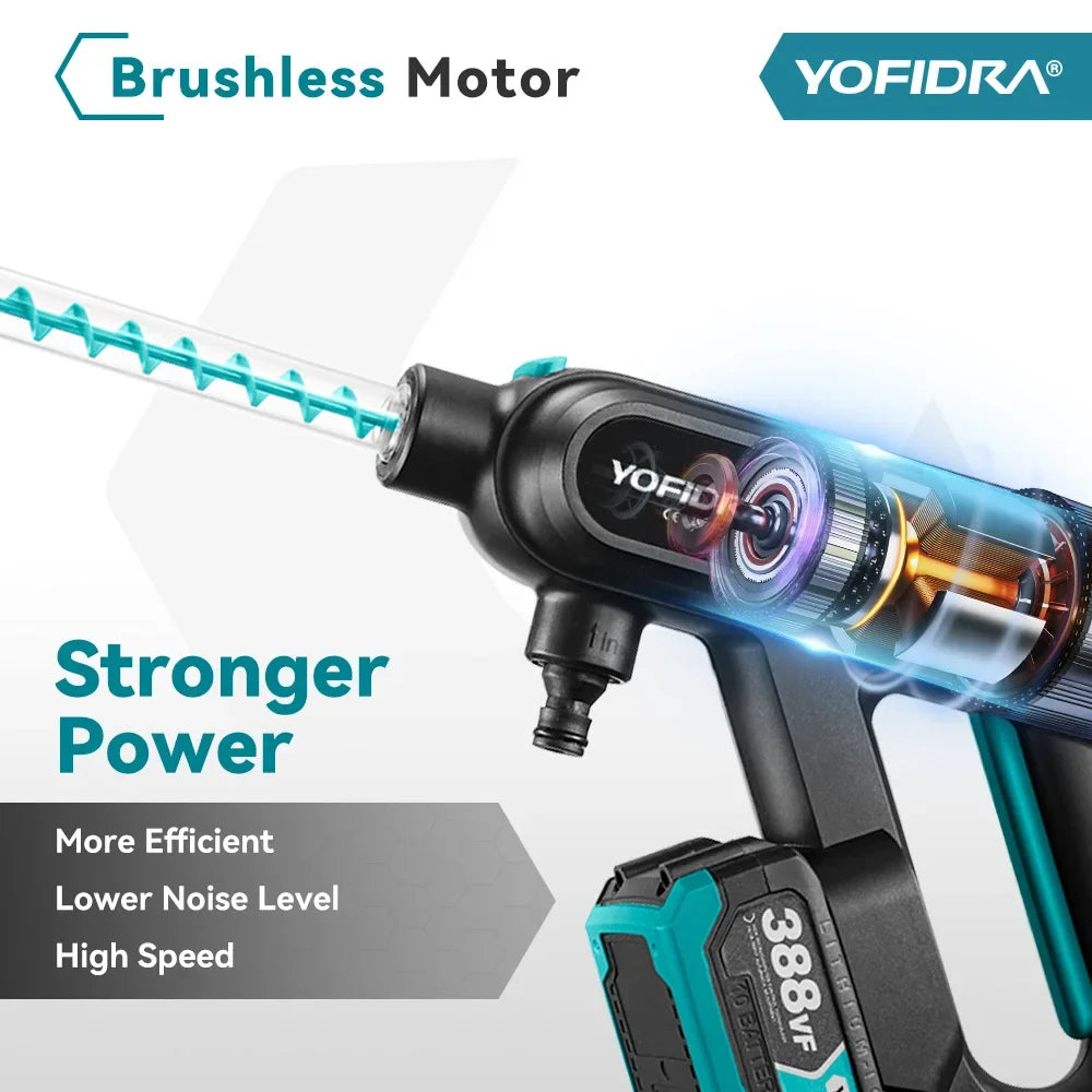 AquaJet 5-in-1 Battery-Operated Portable Pressure Cleaner