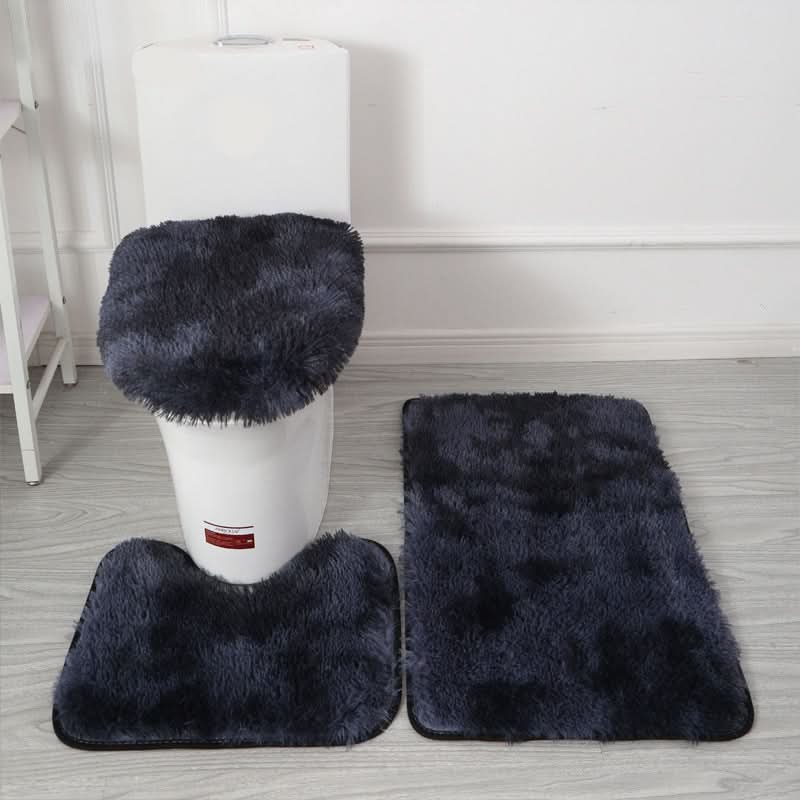 Chic Comfort – Coordinated Toilet Cover and Bath Mat Set