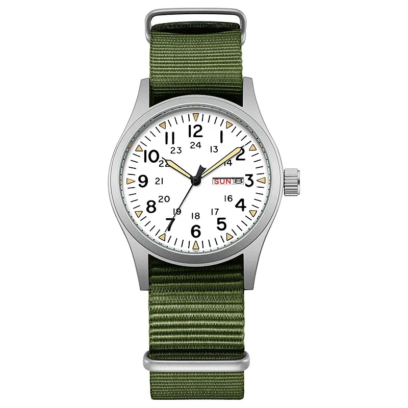 Men's 38mm Illuminated Adventure Watch - Clear Dial, Sturdy Strap