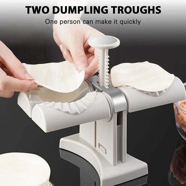 Dual-Headed Dumpling Maker for Fast Creation