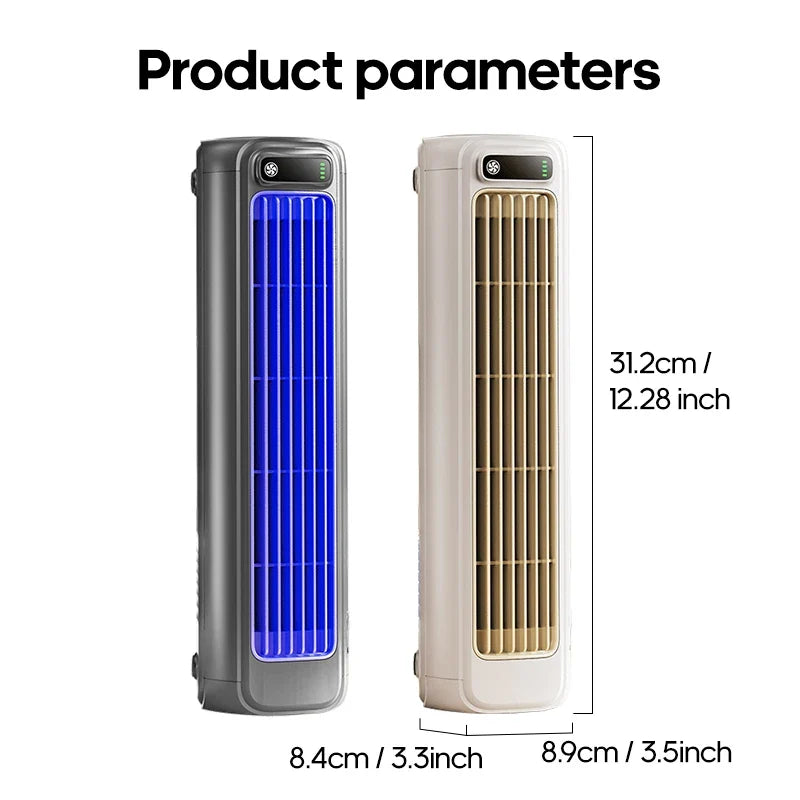 BreezeMate Rechargeable Personal Fan – 3-Speed Portable Airflow for Home & Travel