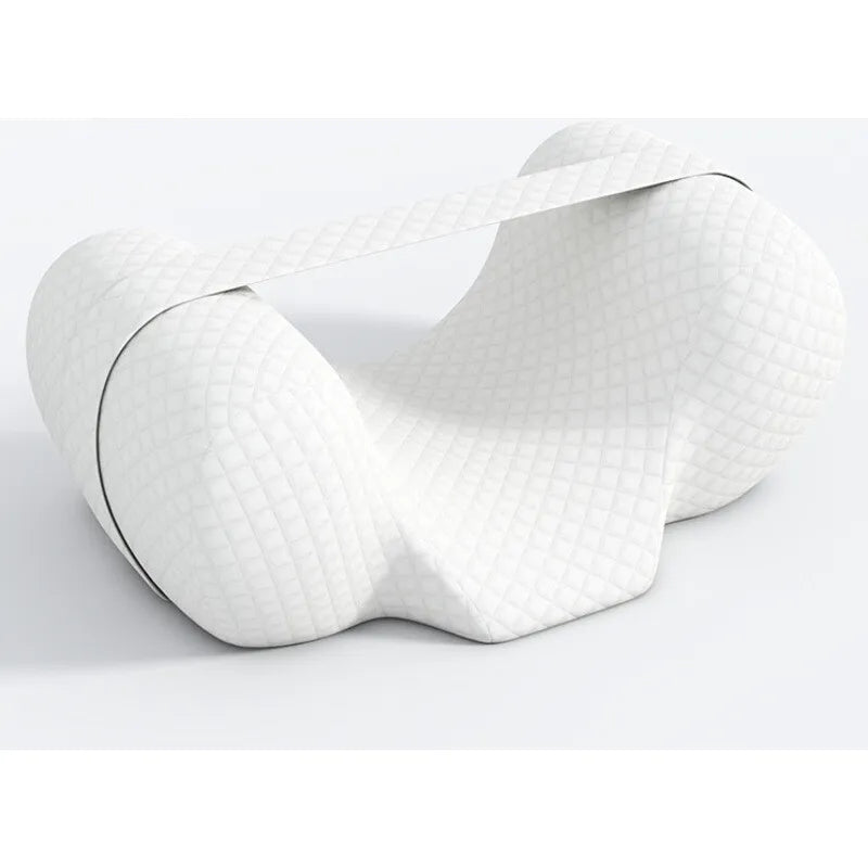 SerenitySupport Cervical Pillow for Side Sleepers – Premium Memory Foam Neck Cushion with Airy Stretch Cover