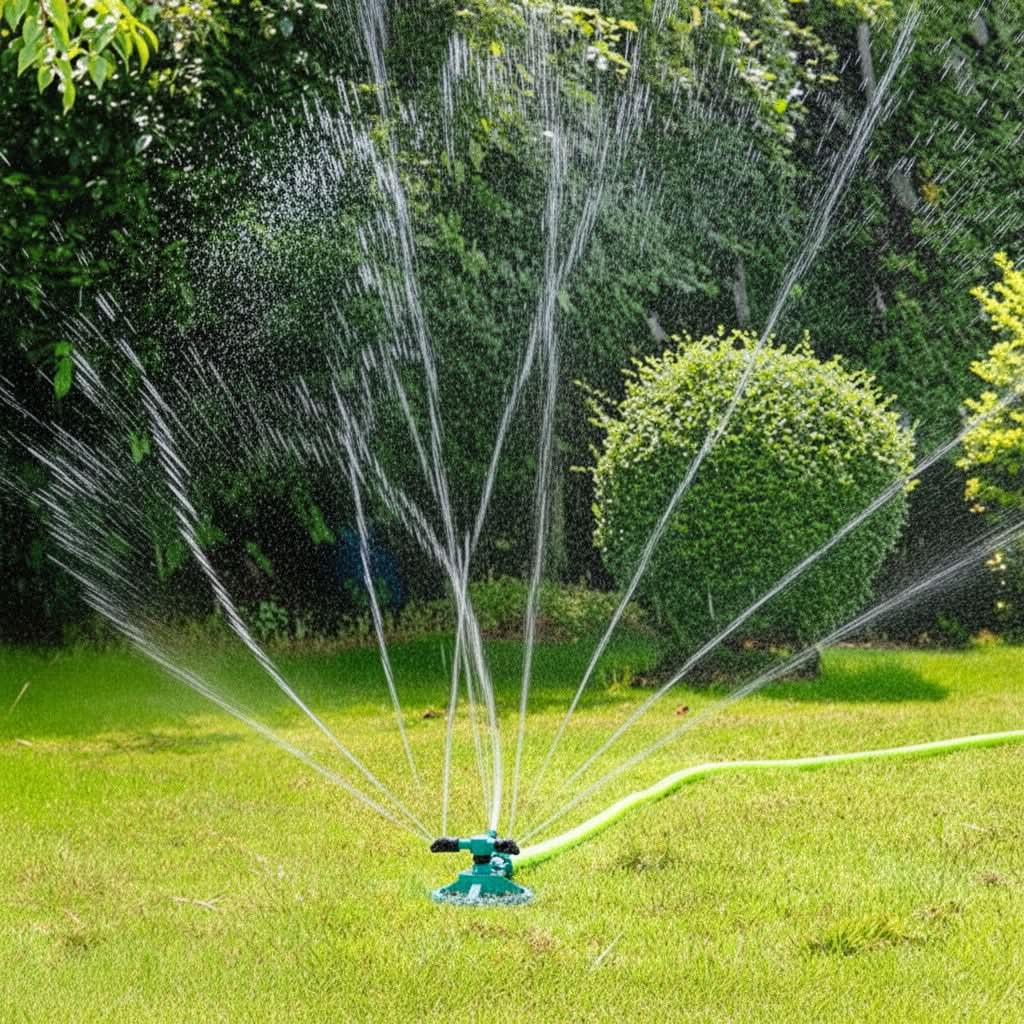 AquaSpritz – Precision Rotating Sprinkler for Ultimate Lawn Care