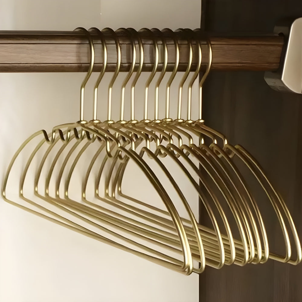 Ultra-Sleek Hanger Set for Effortless Wardrobe Management | 10-Pack