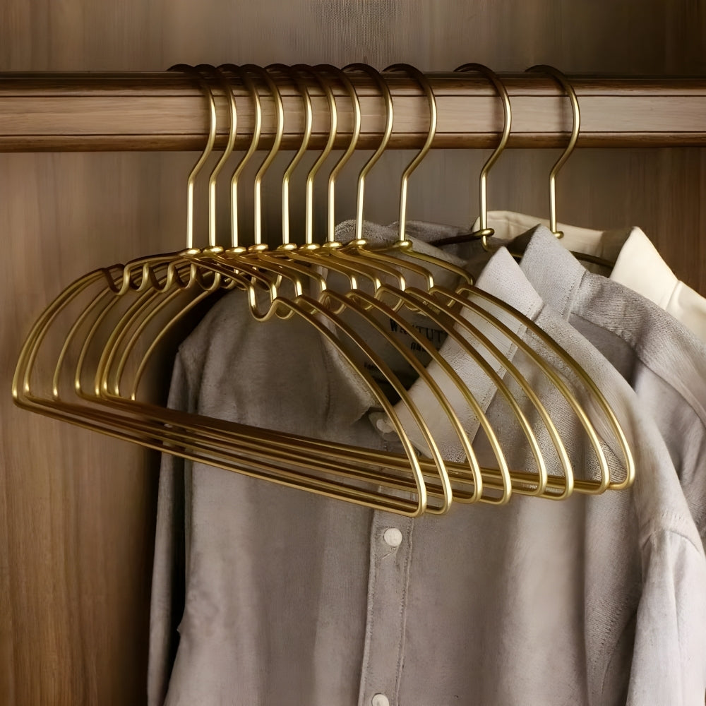 Ultra-Sleek Hanger Set for Effortless Wardrobe Management | 10-Pack