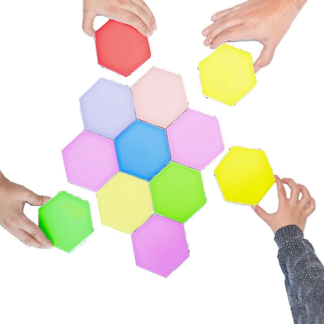 Hexagonal LED Wall Panels - Light Up Your Space