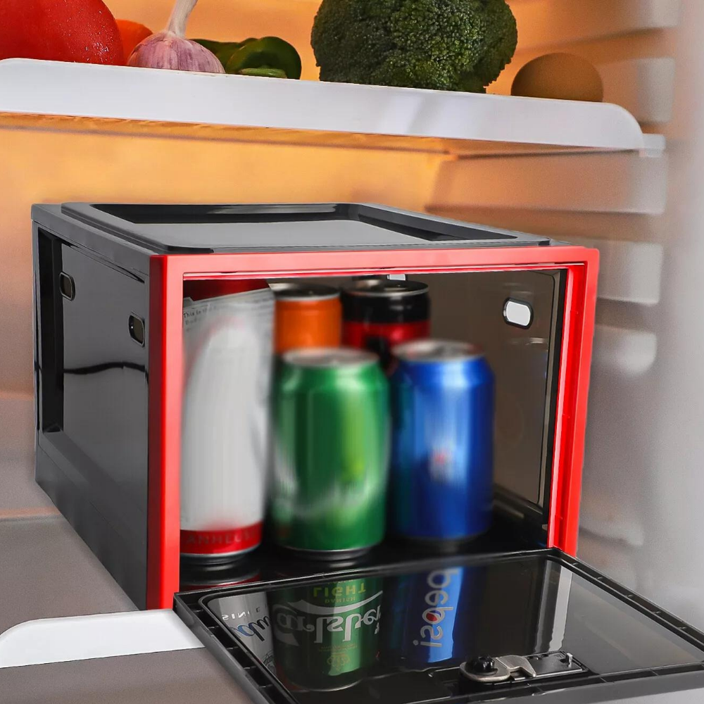 Lockable Food Organizer | Secure Storage Solution for Fridges