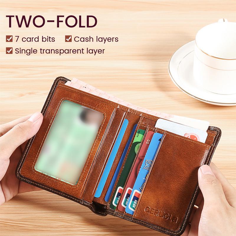 SleekGuard Wallet | Slim Bi-Fold with RFID Protection and Smart Storage