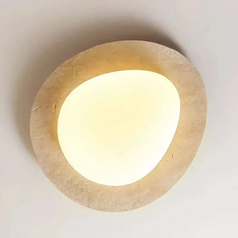 SereneStone – Elegant LED Ceiling Fixture Inspired by Nature