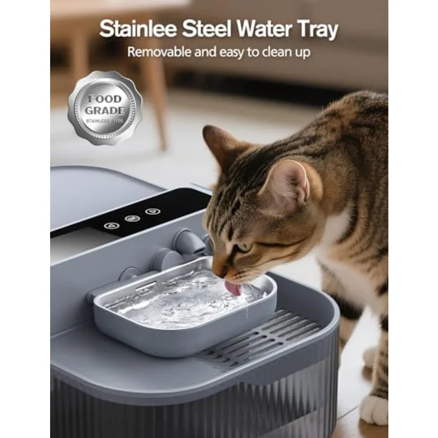 AquaPaws Wireless Cat Water Dispenser | 3.5L Rechargeable Fountain