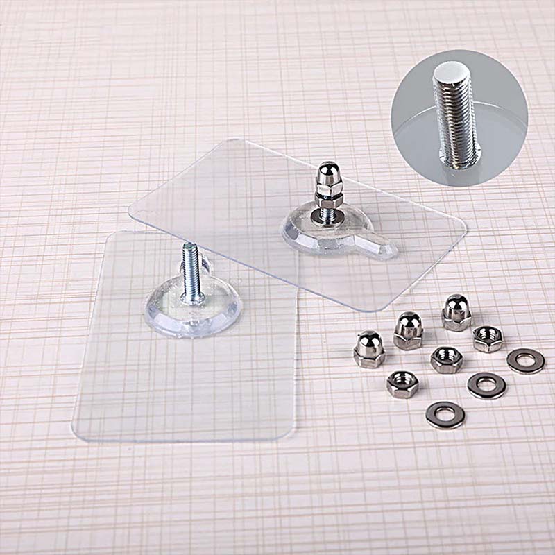 Adhesive Bathroom Hook Set – Corner Mount